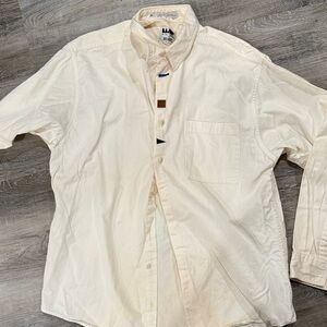 Wilke Rodriguez for Dillard’s Men's Cream Button-Down Shirt sz m
